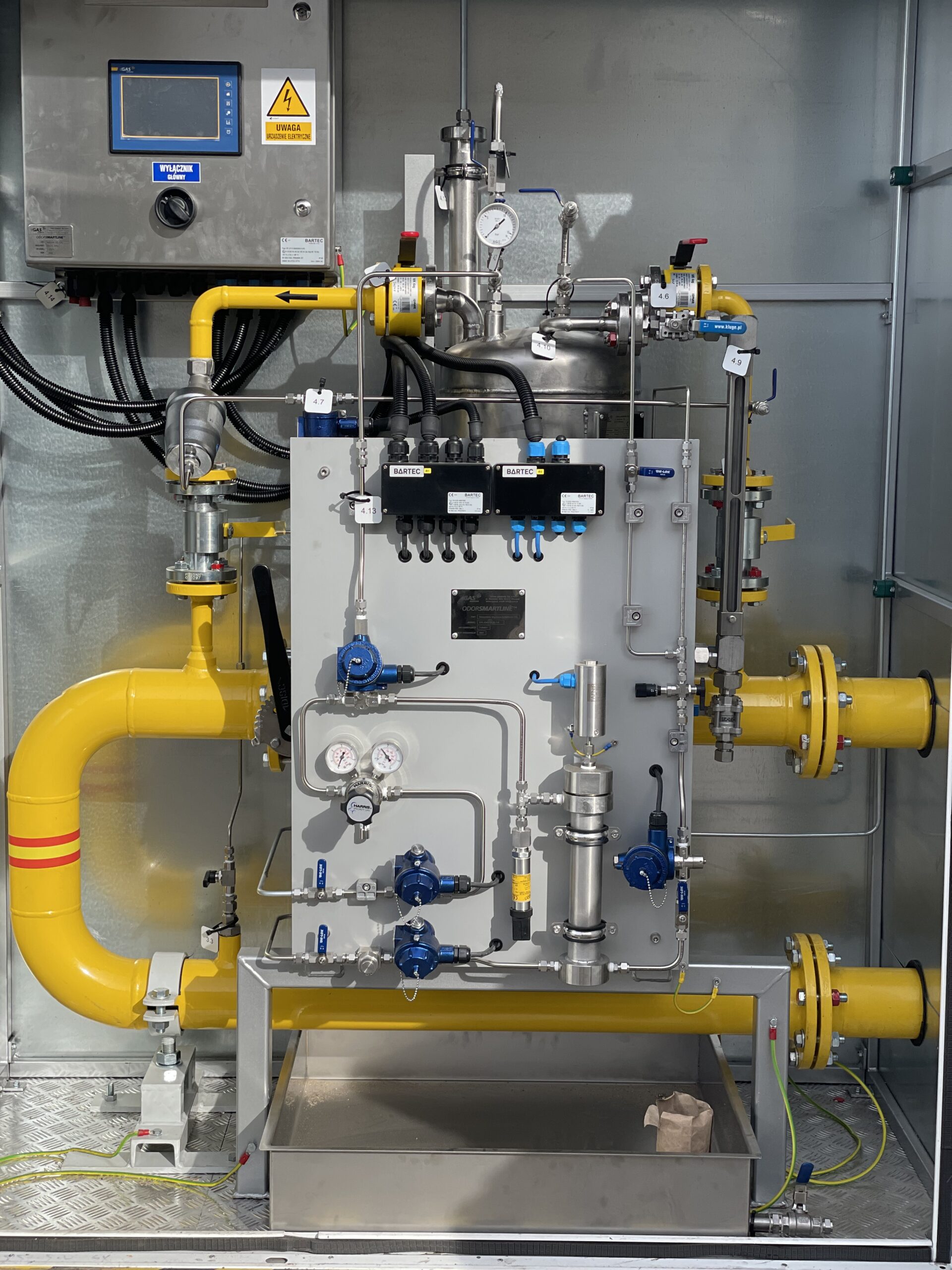 realizacja polski producent spółka gazowa dystrybucja gazu gazociąg instalacja